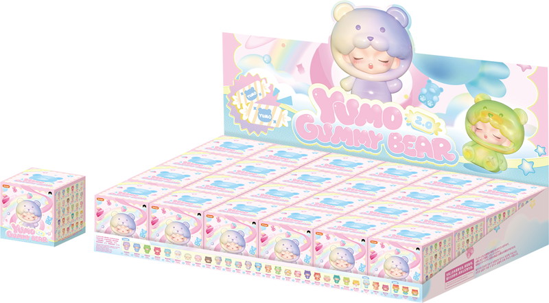 JOTOYS YUMO グミベア2.0シリーズ トレーディングフィギュア（1BOX=24個入）
