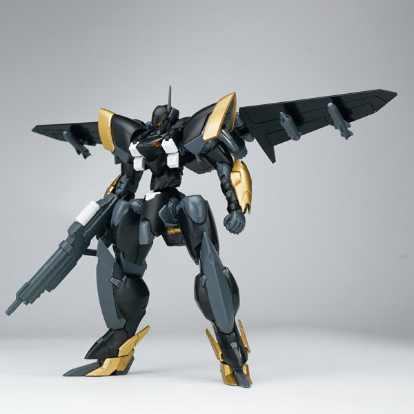 SHEIK MAINLAND ULTRA ACTION TROOPERシリーズ 雲雀（ひばり） 1/144スケール プラスチックモデルキット ブラック×ゴールドVer.