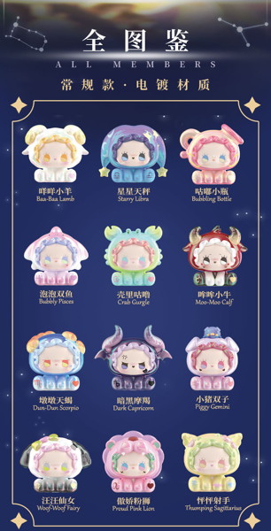 YANCHUANG EMMA Hey Zodiacシリーズ トレーディングフィギュア（1BOX=12個入）