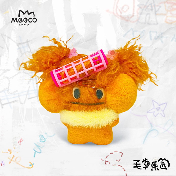 iiaocao 捕まえた！ぐちゃぐちゃ草シリーズ ぬいぐるみチャームブラインドボックス（1BOX=8個入）