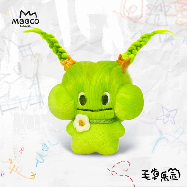 iiaocao 捕まえた！ぐちゃぐちゃ草シリーズ ぬいぐるみチャームブラインドボックス（1BOX=8個入）