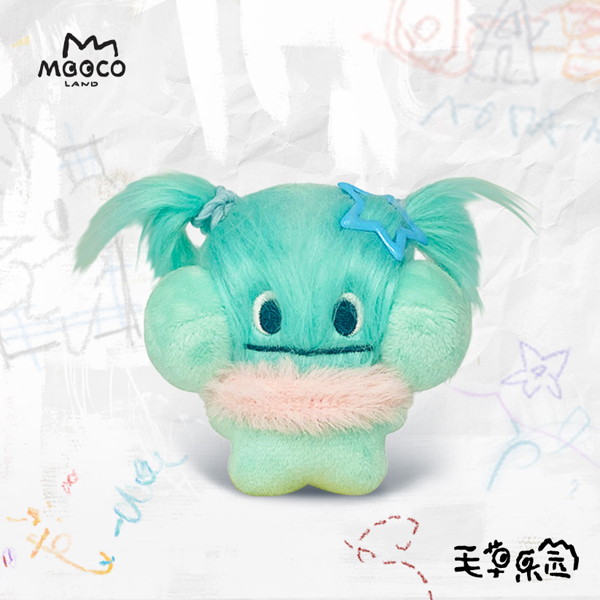 iiaocao 捕まえた！ぐちゃぐちゃ草シリーズ ぬいぐるみチャームブラインドボックス（1BOX=8個入）