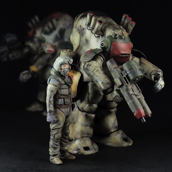 MK07 1/20 ロボットバトルV（ファイブ） 44型重装甲戦闘服 MK44 アンモナイツ （スマートガン装備）