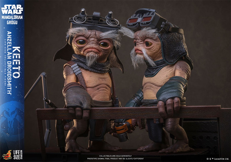 【ライフサイズ・マスターピース】 『スター・ウォーズ/マンダロリアン・アンド・グローグー』1/1スケールフィギュア キート（アンゼラ人/ドロイド修理屋）