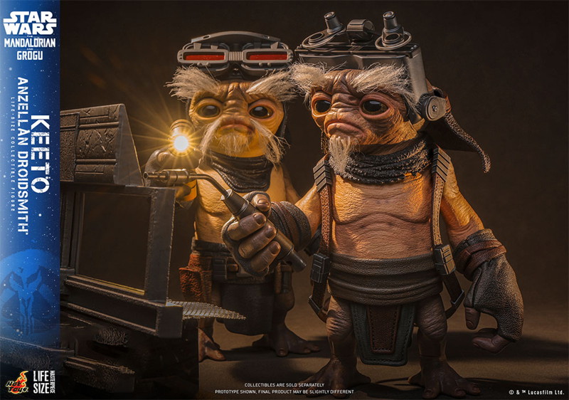 【ライフサイズ・マスターピース】 『スター・ウォーズ/マンダロリアン・アンド・グローグー』1/1スケールフィギュア キート（アンゼラ人/ドロイド修理屋）