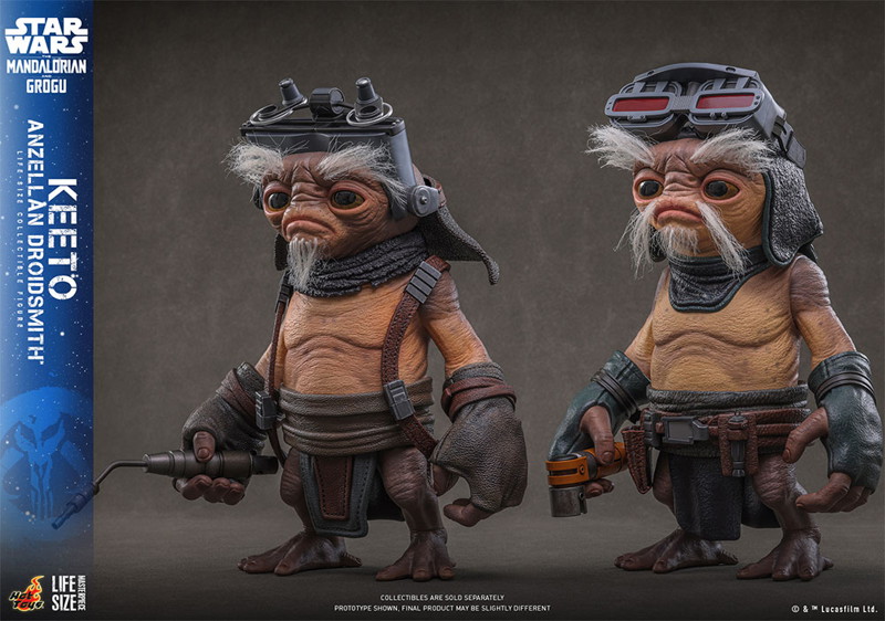 【ライフサイズ・マスターピース】 『スター・ウォーズ/マンダロリアン・アンド・グローグー』1/1スケールフィギュア キート（アンゼラ人/ドロイド修理屋）