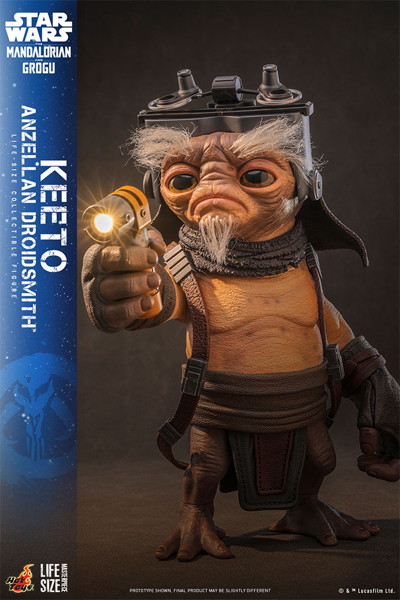 【ライフサイズ・マスターピース】 『スター・ウォーズ/マンダロリアン・アンド・グローグー』1/1スケールフィギュア キート（アンゼラ人/ドロイド修理屋）