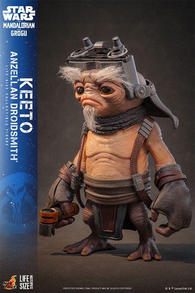 【ライフサイズ・マスターピース】 『スター・ウォーズ/マンダロリアン・アンド・グローグー』1/1スケールフィギュア キート（アンゼラ人/ドロイド修理屋）