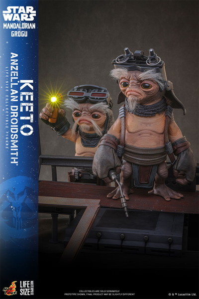 【ライフサイズ・マスターピース】 『スター・ウォーズ/マンダロリアン・アンド・グローグー』1/1スケールフィギュア キート（アンゼラ人/ドロイド修理屋）