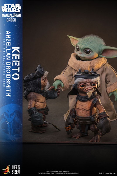 【ライフサイズ・マスターピース】 『スター・ウォーズ/マンダロリアン・アンド・グローグー』1/1スケールフィギュア キート（アンゼラ人/ドロイド修理屋）