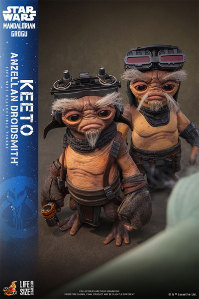 【ライフサイズ・マスターピース】 『スター・ウォーズ/マンダロリアン・アンド・グローグー』1/1スケールフィギュア キート（アンゼラ人/ドロイド修理屋）