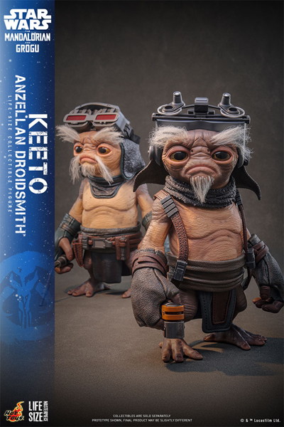 【ライフサイズ・マスターピース】 『スター・ウォーズ/マンダロリアン・アンド・グローグー』1/1スケールフィギュア キート（アンゼラ人/ドロイド修理屋）