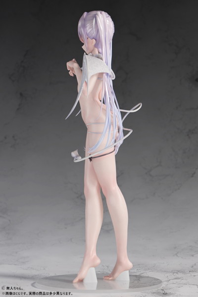 無人ちゃん。「白い悪魔ちゃん。」 1/4スケール塗装済み完成品フィギュア