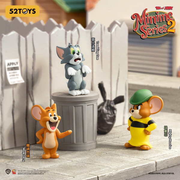 002_52TOYS BLINDBOX トムとジェリー ミニミー2（1BOX=18個入）