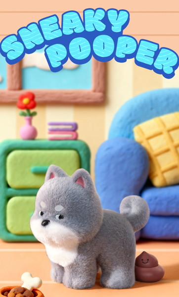 003_52TOYS BLINDBOX うんちわんこ（1BOX=6個入）