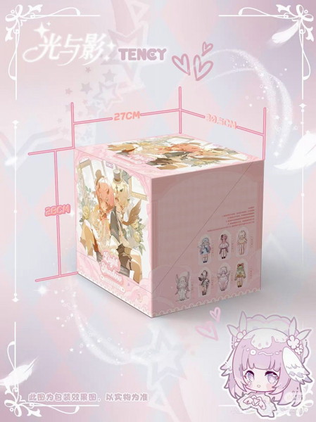 光と影:光翼学院 1/8 スケール BJDブラインドドール シリーズ（1BOX=6個入）