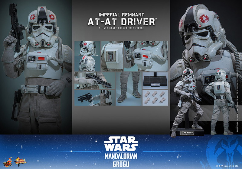 【ムービー・マスターピース】『スター・ウォーズ/マンダロリアン・アンド・グローグー』1/6スケールフィギュア インペリアル・レムナント AT-ATドライバー