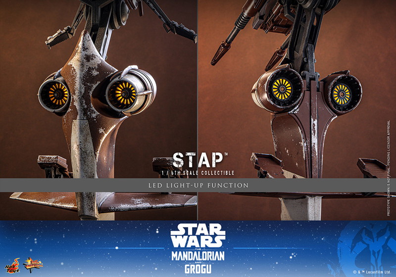 【ムービー・マスターピース】『スター・ウォーズ/マンダロリアン・アンド・グローグー』1/6スケールビークル STAP