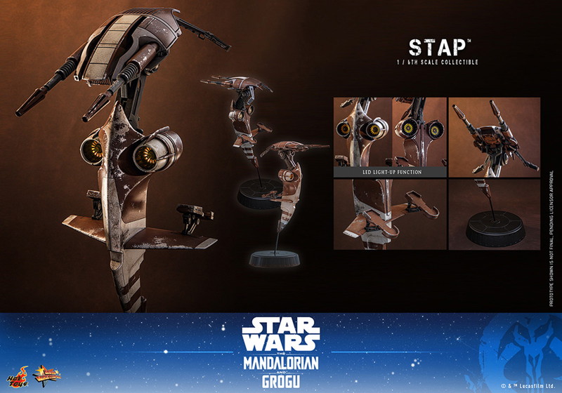 【ムービー・マスターピース】『スター・ウォーズ/マンダロリアン・アンド・グローグー』1/6スケールビークル STAP