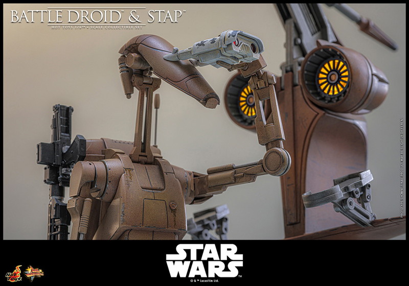 【ムービー・マスターピース】『スター・ウォーズ エピソード1/ファントム・メナス』1/6スケールフィギュア バトル・ドロイド＆STAP