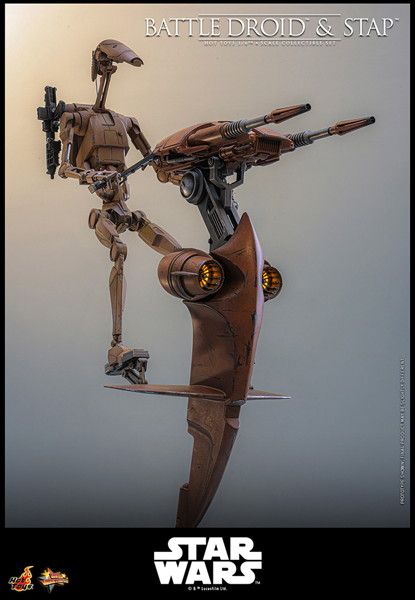 【ムービー・マスターピース】『スター・ウォーズ エピソード1/ファントム・メナス』1/6スケールフィギュア バトル・ドロイド＆STAP