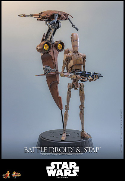 【ムービー・マスターピース】『スター・ウォーズ エピソード1/ファントム・メナス』1/6スケールフィギュア バトル・ドロイド＆STAP
