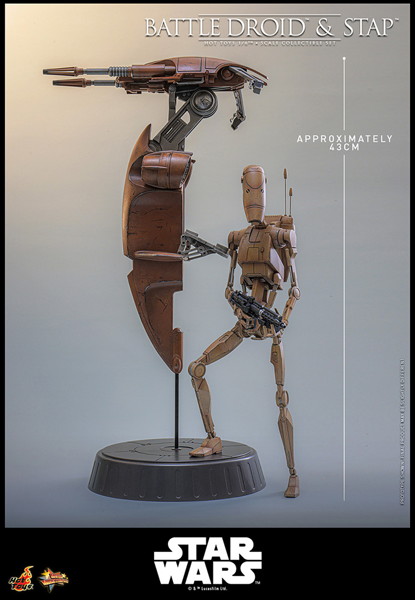 【ムービー・マスターピース】『スター・ウォーズ エピソード1/ファントム・メナス』1/6スケールフィギュア バトル・ドロイド＆STAP
