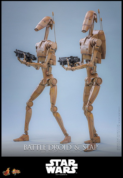 【ムービー・マスターピース】『スター・ウォーズ エピソード1/ファントム・メナス』1/6スケールフィギュア バトル・ドロイド＆STAP