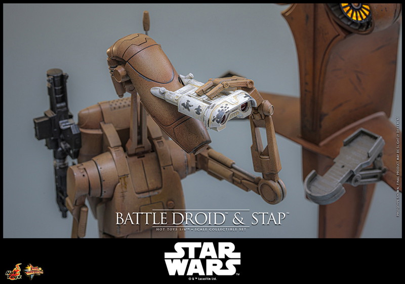 【ムービー・マスターピース】『スター・ウォーズ エピソード1/ファントム・メナス』1/6スケールフィギュア バトル・ドロイド＆STAP