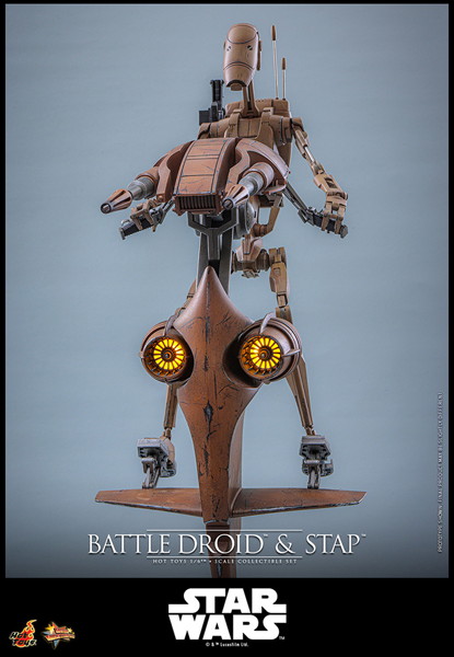 【ムービー・マスターピース】『スター・ウォーズ エピソード1/ファントム・メナス』1/6スケールフィギュア バトル・ドロイド＆STAP