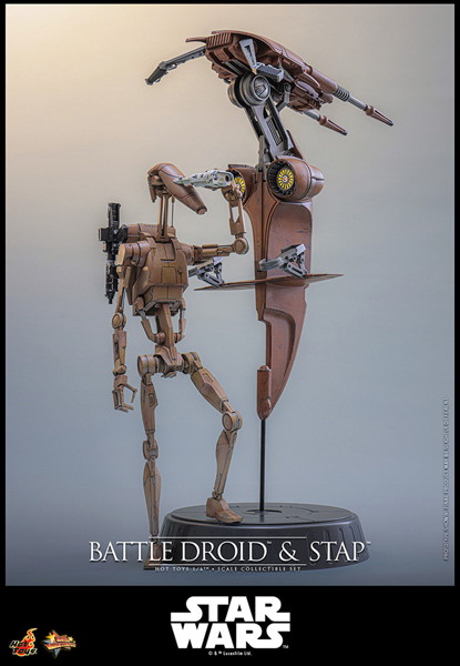 【ムービー・マスターピース】『スター・ウォーズ エピソード1/ファントム・メナス』1/6スケールフィギュア バトル・ドロイド＆STAP