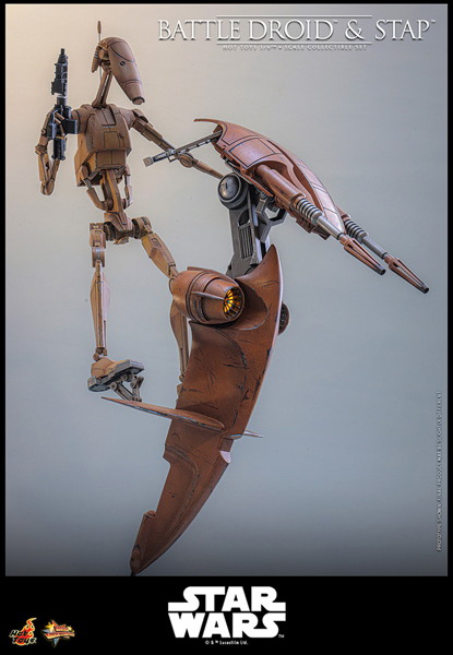 【ムービー・マスターピース】『スター・ウォーズ エピソード1/ファントム・メナス』1/6スケールフィギュア バトル・ドロイド＆STAP