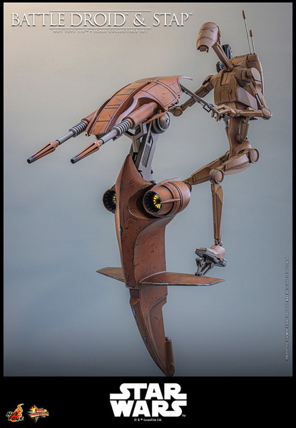 【ムービー・マスターピース】『スター・ウォーズ エピソード1/ファントム・メナス』1/6スケールフィギュア バトル・ドロイド＆STAP