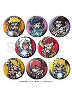 【BOX販売】NARUTO-ナルト- 疾風伝 イートゥーン トレーディングメタリック缶バッジ A（1BOX=8個入）