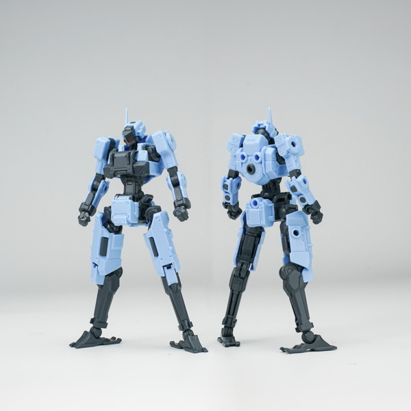 SHEIK MAINLAND 3 min project（スリーミニッツプロジェクト）シリーズ FENRIR（フェンリル） 1/18スケールプラスチックモデルキット（水色）