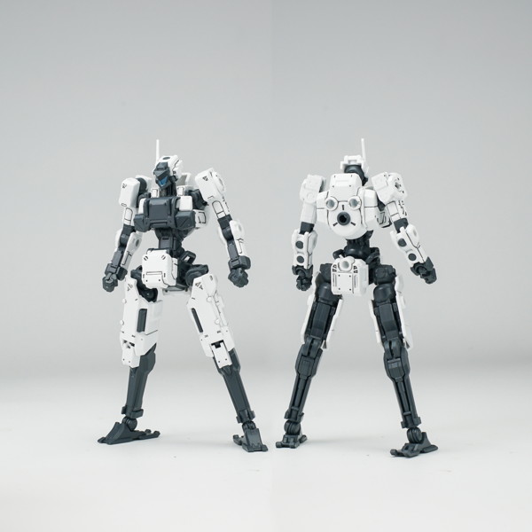 SHEIK MAINLAND 3 min project（スリーミニッツプロジェクト）シリーズ FENRIR（フェンリル） 1/18スケールプラスチックモデルキット（ホワイト）