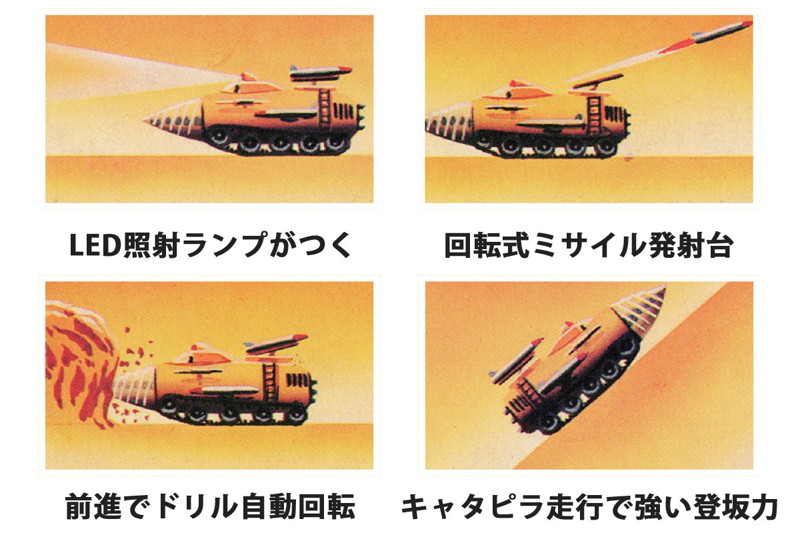 地中戦車 キングモグラス