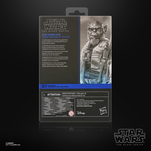 スター・ウォーズ ブラックシリーズ スター・ウォーズ/マンダロリアン・アンド・グローグー ゼブ・オレリオス（新共和国パイロット）