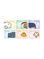 【BOX販売】アクリルカード お文具といっしょ 04 ごろごろVer.（描き下ろしイラスト）（1BOX=6個入）