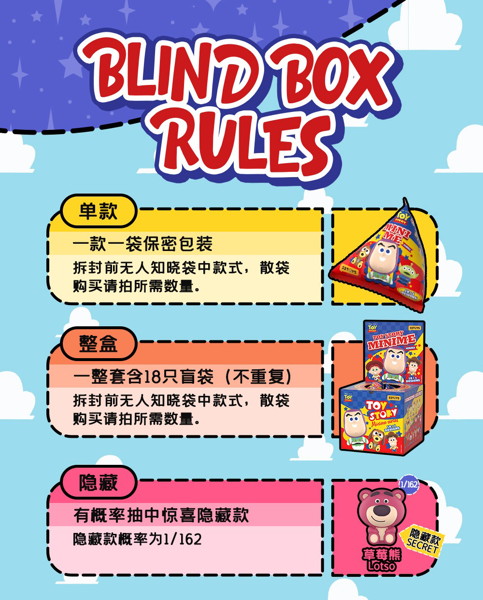 【BOX販売】002_52TOYS BLINDBOX トイ・ストーリー ミニミー（1BOX=18個入）