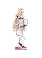 わたしが恋人になれるわけないじゃん、ムリムリ！（※ムリじゃなかった！？） BIGアクリルキャラスタンド 王塚真唯 猫耳水着メイドVer. 描き下ろし