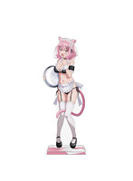 わたしが恋人になれるわけないじゃん、ムリムリ！（※ムリじゃなかった！？） BIGアクリルキャラスタンド 甘織れな子 猫耳水着メイドVer. 描き下ろし