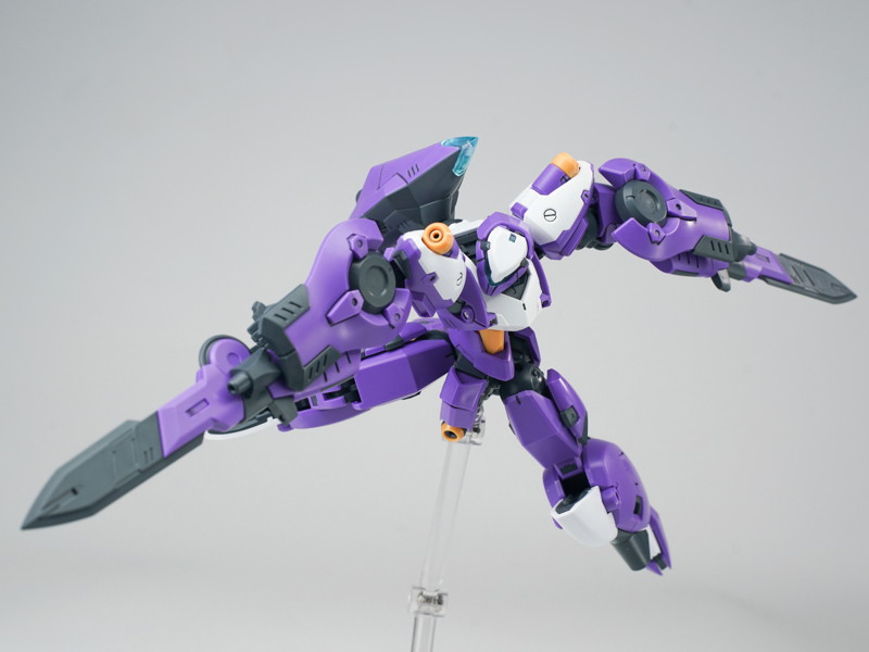 SHEIK MAINLAND ULTRA ACTION TROOPERシリーズ Franz-α（フランツアルファ） 1/144スケールプラスチックモデルキット（パープル×ホワイト）