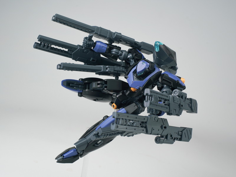 SHEIK MAINLAND ULTRA ACTION TROOPERシリーズ Franz-α（フランツアルファ） 1/144スケールプラスチックモデルキット（ブラック×ブルー）