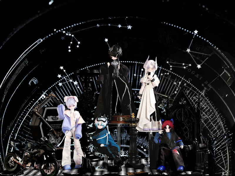 『標準化時間』 1/8スケール BJD可動ドールシリーズ（1BOX=4個入）のサムネイル画像
