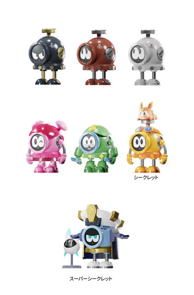 Taomee Seer Robotシリーズ トレーディングフィギュア（1BOX=6個入）