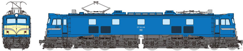 国鉄EF58148 前窓白Hゴム 22,356円