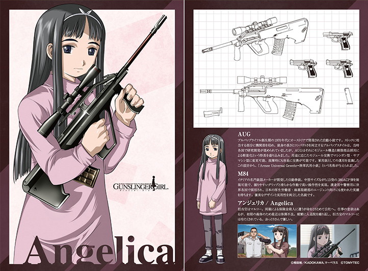 ［LA-GG04］ガンスリンガー・ガール アンジェリカ AUG・M84タイプ