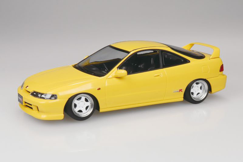 楽プラ スナップキット 1/32 ホンダ DC2 インテグラ タイプR カスタムホイール（サンライトイエロー） 【22CU-SY】