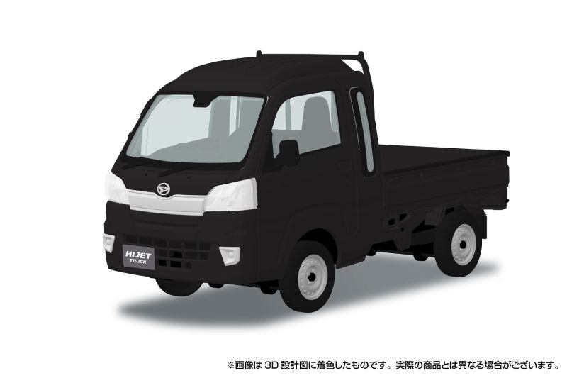 楽プラ スナップキット 1/32 ダイハツ S500P ハイゼット トラック ジャンボ（ブラックマイカメタリック） 【29-BM】